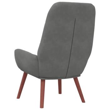 Relaxsessel Dunkelgrau Samt