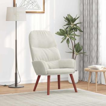 ARDEBO.de - Relaxsessel Cremeweiß Samt