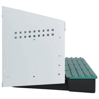 Hühner-Nistkasten 4 Fächer Wandmontage Verzinkter Stahl