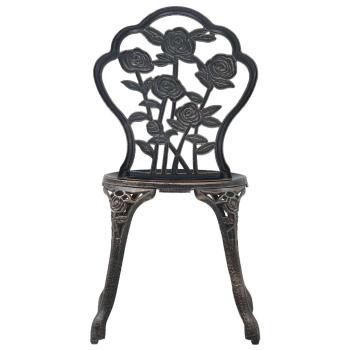 3-tlg. Bistro-Set Aluminiumguss