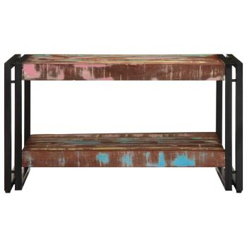 Couchtisch Mehrfarbig 70x50x38 cm Altholz Massivholz