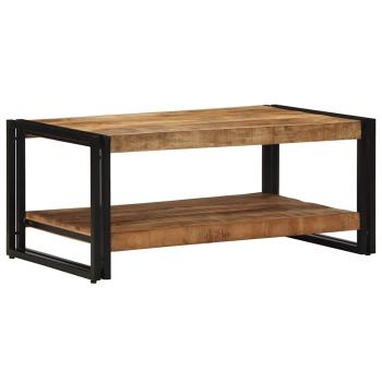 ARDEBO.de - Couchtisch 90x50x38 cm Raues Massivholz Mango