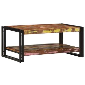 ARDEBO.de - Couchtisch Mehrfarbig 90x50x38 cm Altholz Massiv