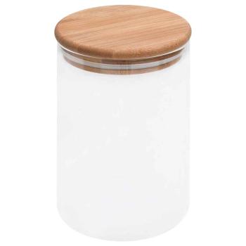 Vorratsgläser mit Bambusdeckel 4 Stk. 800 ml