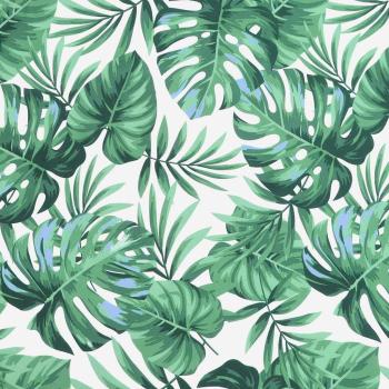 Gartenbank-Auflage Blattmuster 180x50x7 cm Oxford-Gewebe