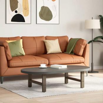 ARDEBO.de - Couchtischbeine Naturstahl 2 Stk. 60x(30-31) cm Stahl