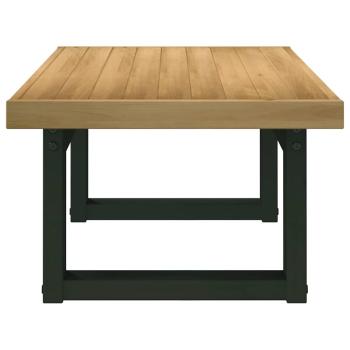Couchtisch NOAIN U-förmige Beine 120x60x40 cm Massivholz Kiefer