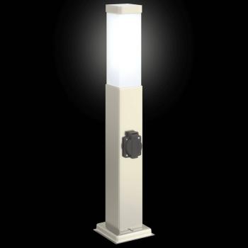 Pollerleuchte mit Auslass 50 cm Edelstahl IP44