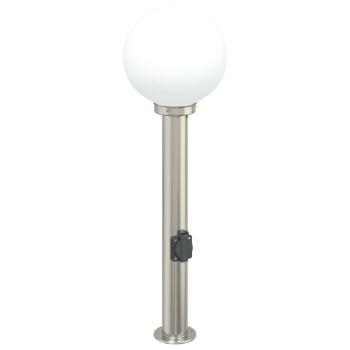 Pollerleuchte mit Auslass 80 cm Edelstahl IP44