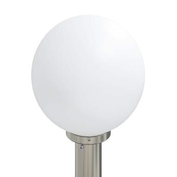 Pollerleuchten mit Sensor&Steckdose 3 Stk. 80 cm Edelstahl IP44