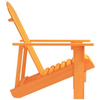 Adirondack-Gartenstuhl Massivholz Tanne Orange