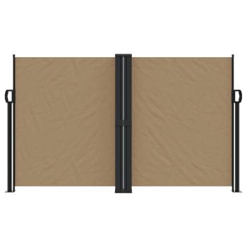 Seitenmarkise Ausziehbar Taupe 140x1000 cm