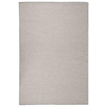 ARDEBO.de - Outdoor-Teppich Flachgewebe 120x170 cm Hellgrau