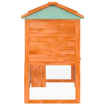 Kleintier-/Kaninchenstall 2 Etagen Holz