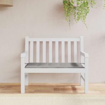 ARDEBO.de - Gartenbank-Auflage Grau 100x50x3 cm Oxford-Gewebe