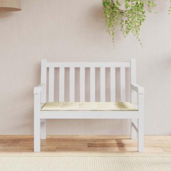ARDEBO.de - Gartenbank-Auflage Creme 120x50x3 cm Oxford-Gewebe