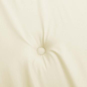 Gartenbank-Auflage Creme 120x50x3 cm Oxford-Gewebe
