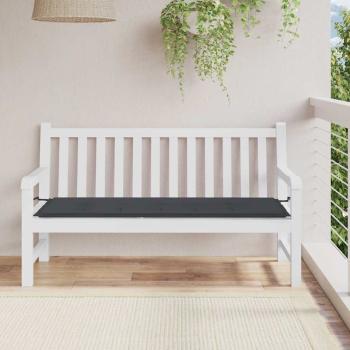 ARDEBO.de - Gartenbank-Auflage Schwarz 150x50x3 cm Oxford-Gewebe