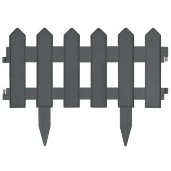 Rasenkanten 25 Stk. Anthrazit 10 m PP