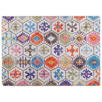 Teppich Waschbar Mehrfarbig 80x150 cm