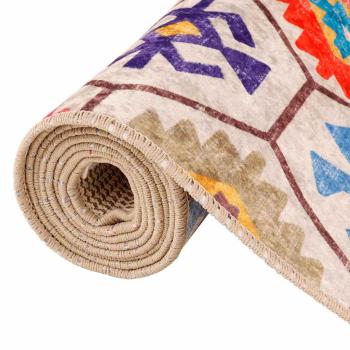 Teppich Waschbar Mehrfarbig 80x150 cm