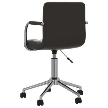 Bürostuhl Drehbar Schwarz Kunstleder