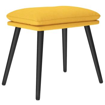 Fußhocker Senfgelb 45x29,5x35 cm Stoff