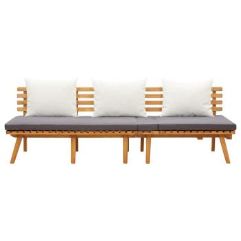 Garten-Tagesbett 200x65 cm Akazie Massivholz