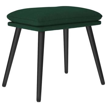 Fußhocker Dunkelgrün 45x29,5x35 cm Stoff