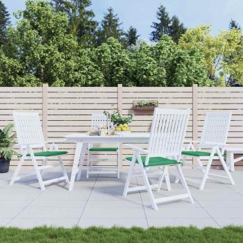 ARDEBO.de - Gartenstuhl-Kissen 4 Stk. Grün 40x40x3 cm Oxford-Gewebe