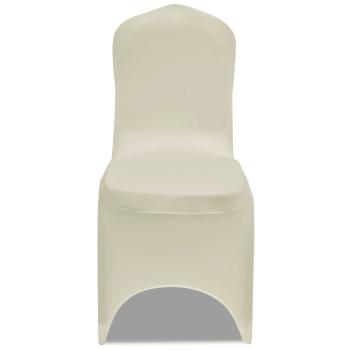 50 x Stuhlhusse Stretchhusse cremefarben