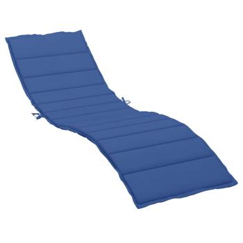 Sonnenliegen-Auflage Königsblau 200x60x3 cm Oxford-Gewebe