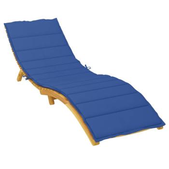 Sonnenliegen-Auflage Königsblau 200x60x3 cm Oxford-Gewebe