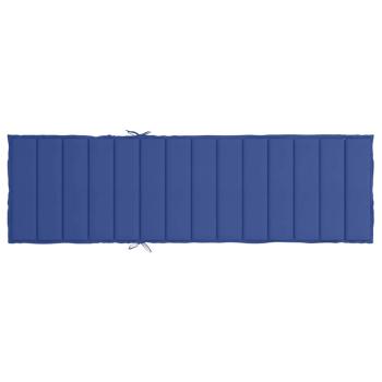 Sonnenliegen-Auflage Königsblau 200x60x3 cm Oxford-Gewebe