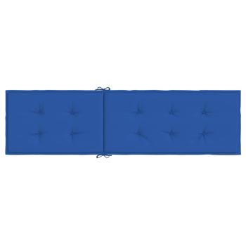 Liegestuhl-Auflage Königsblau (75+105)x50x4 cm