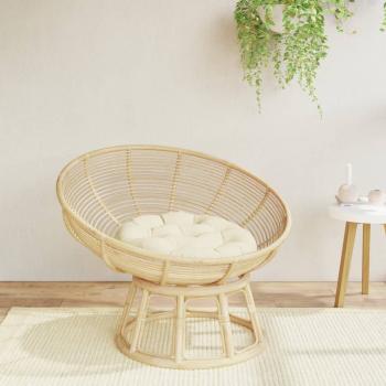 ARDEBO.de - Kissen Rund Creme Ø 60 x11 cm Oxford-Gewebe