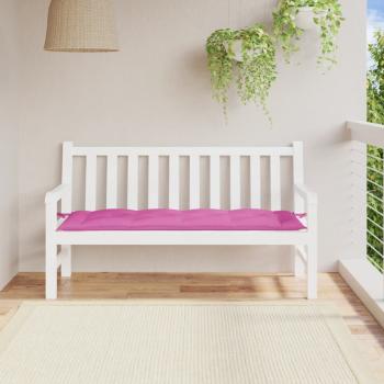 ARDEBO.de - Gartenbank-Auflage Rosa 150x50x7 cm Oxford-Gewebe