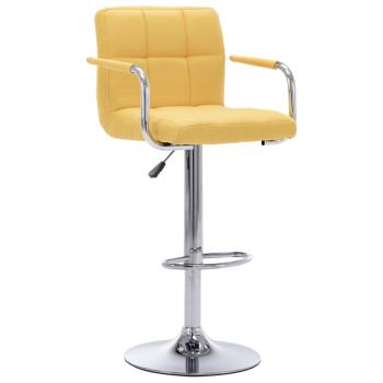 ARDEBO.de - Barhocker Gelb Stoff