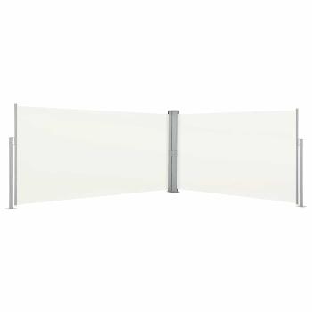 ARDEBO.de - Ausziehbare Seitenmarkise 160x600 cm Creme