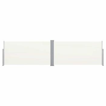 Ausziehbare Seitenmarkise 160x600 cm Creme