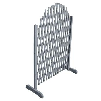 ARDEBO.de - Rankgitter Massivholz Tanne 1,8x1 m Grau
