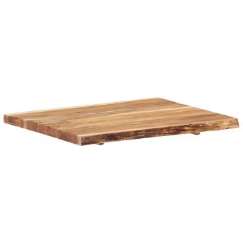 Tischplatte Massivholz Akazie 80x(50-60)x3,8 cm