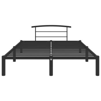 Bettgestell Schwarz Metall 120x200 cm