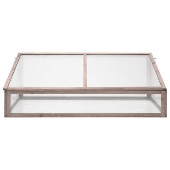Gewächshaus Grau 110x56x39 cm Tannenholz