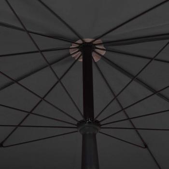 Sonnenschirm mit Mast 200x130 cm Anthrazit