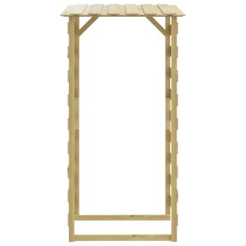 Pergola mit Dach 100x90x200 cm Imprägniertes Kiefernholz