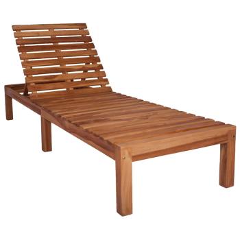 ARDEBO.de - Sonnenliege Massivholz Teak