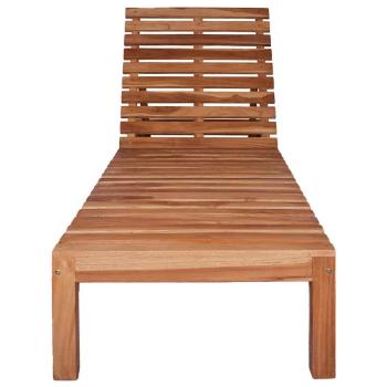 Sonnenliege Massivholz Teak