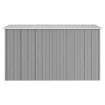 Gartenhaus 257x298x178 cm Metall Grau