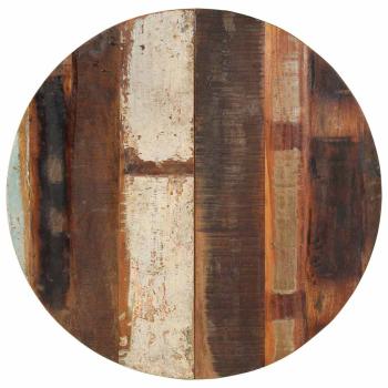 ARDEBO.de - Tischplatte Rund 70 cm 15-16 mm Altholz Massiv